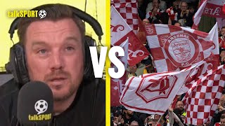 Jamie O'Hara GOES OFF On Arsenal Fan After Making Excuses For Leaving Aston Villa Game Early! 😠