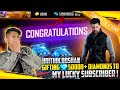 Hrithik Roshan Gifted 50,000 Diamonds In My Biggest Subscriber Account || LIVE REACTION|| Free Fire