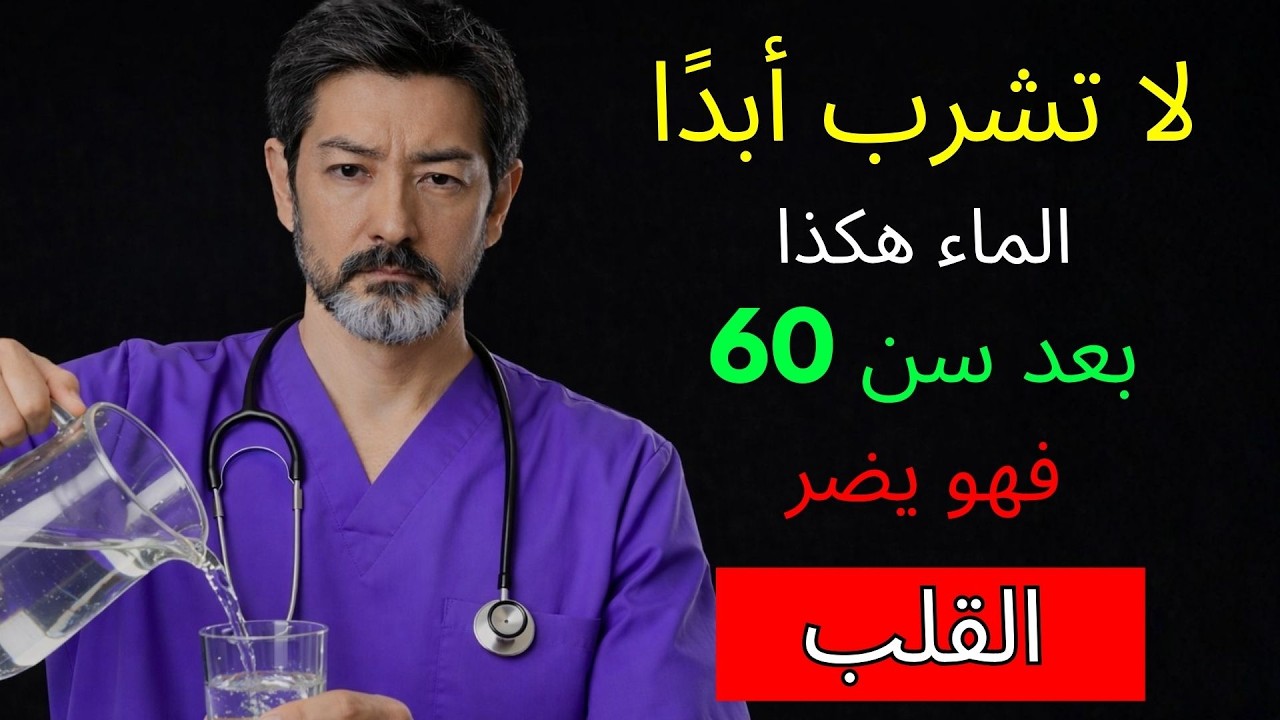 أطباء القلب يُحذِّرون: لا تشرب الماء بهذه الطريقة بعد سنّ الستين