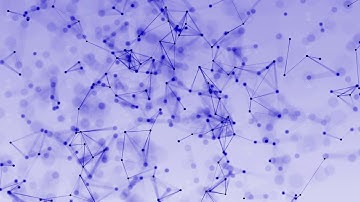 4k abstract loop color geometrical background with lines and dots