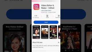 In Shot Editing App | Make Videos | Reels | Shorts | Edit #shorts #short screenshot 3