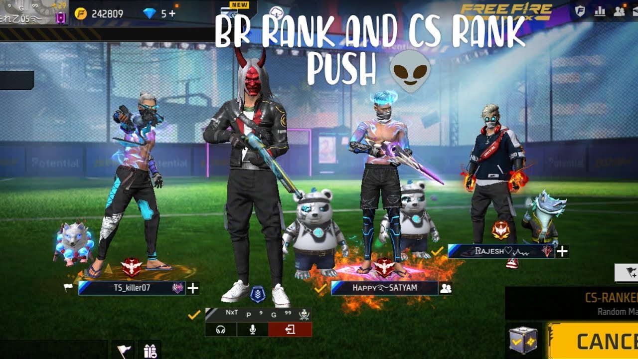 Free Fire Live CS & RANK Push Video 😱 - YouTube
