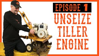 Un-Seizing An Old Briggs Engine On A Sears RotoTiller - Episode 1 of 7 Tiller Series