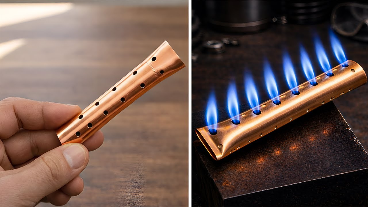 Не нужен газ или электричество! 😱 Эта медная трубчатая печь — секретный обогреватель, который обогр