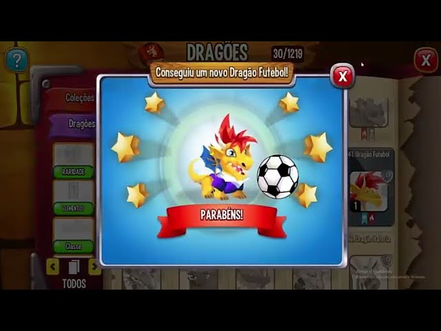 Como fazer o dragão futebol em Dragon City, game para iOS e Android