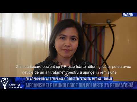 #EULAR2019: Dr. Aileen Pangan. Inhibarea selectivă a căii JAK1 în poliartrita reumatoidă