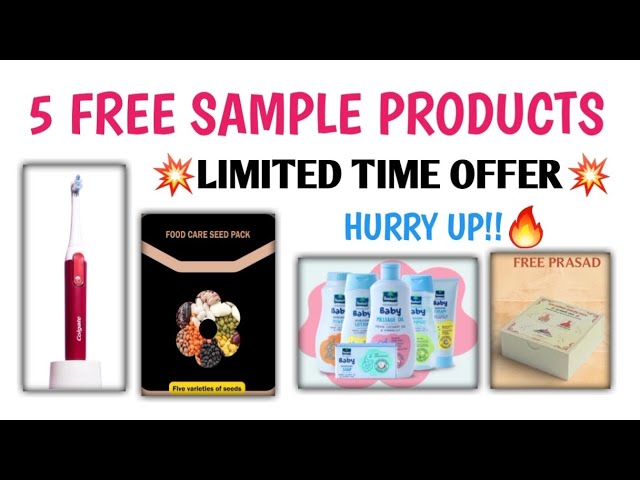 Limited-time free samples