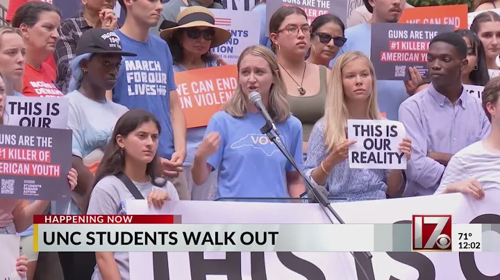 UNC Students walk out