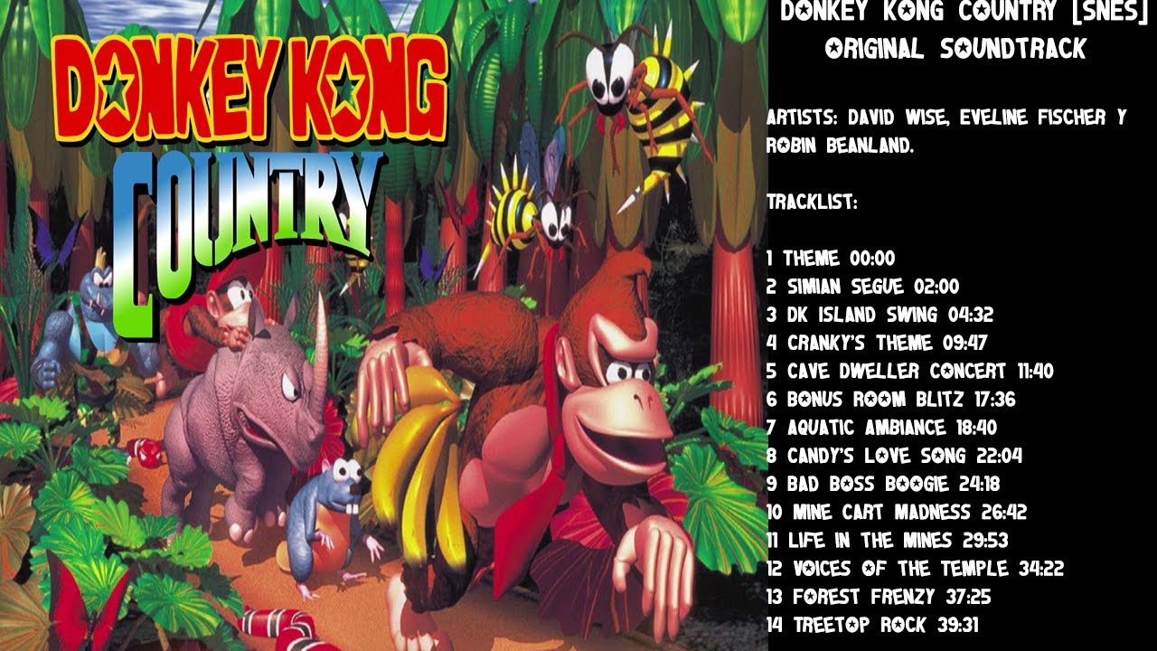 Donkey Kong Country [SNES] Original SoundTrack YouTube