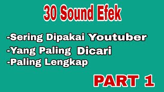 30 Sound Efek Yang Sering Dipakai Youtuber