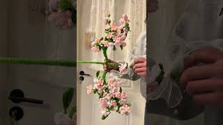 DIY Aesthetic Flower Sword using Pipe Cleaners 🌸✨ #diy #handmade #pipecleanercrafts
