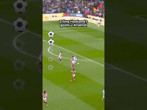 All of Erling Haaland's goals against Arsenal!
