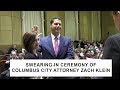 Swearing in ceremony for city attorney zach klein