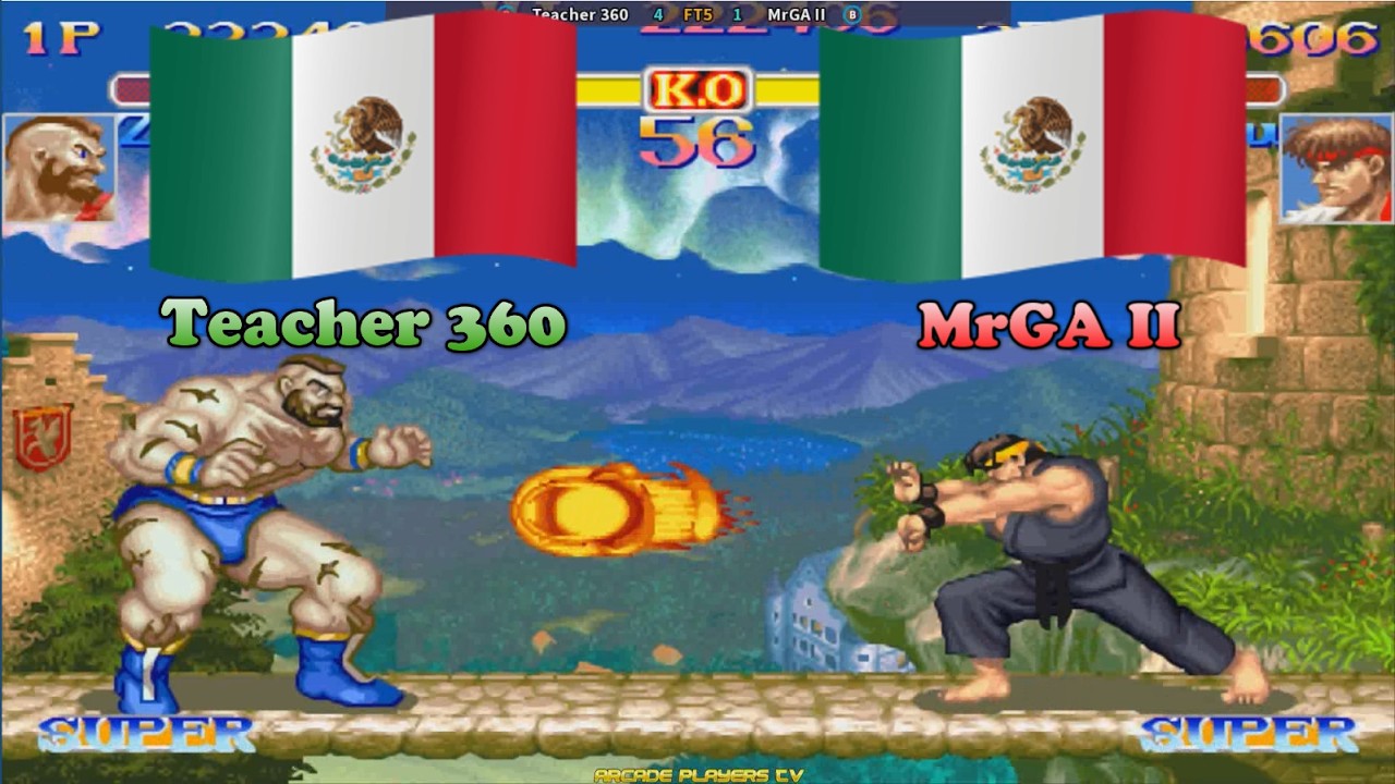 スーパーストリートファイターII X ➤ Teacher 360 (Mexico) vs MrGA