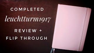 Completed Leuchtturm1917 80 gsm Journal Review and Flip Through
