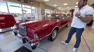 1976 Lincoln Mark Iv Lipstick Edition Super Rare In This Color With These Options 12,900 Miles