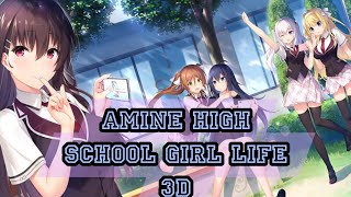 Yandere simulator game for Android // Amine High school girl life 3D download from playstore