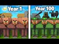 I made 100 villagers simulate 100 years of war
