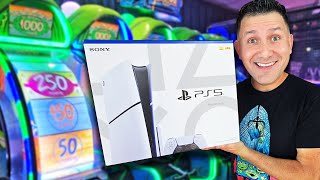 We Won A Playstation 5 From The Arcade