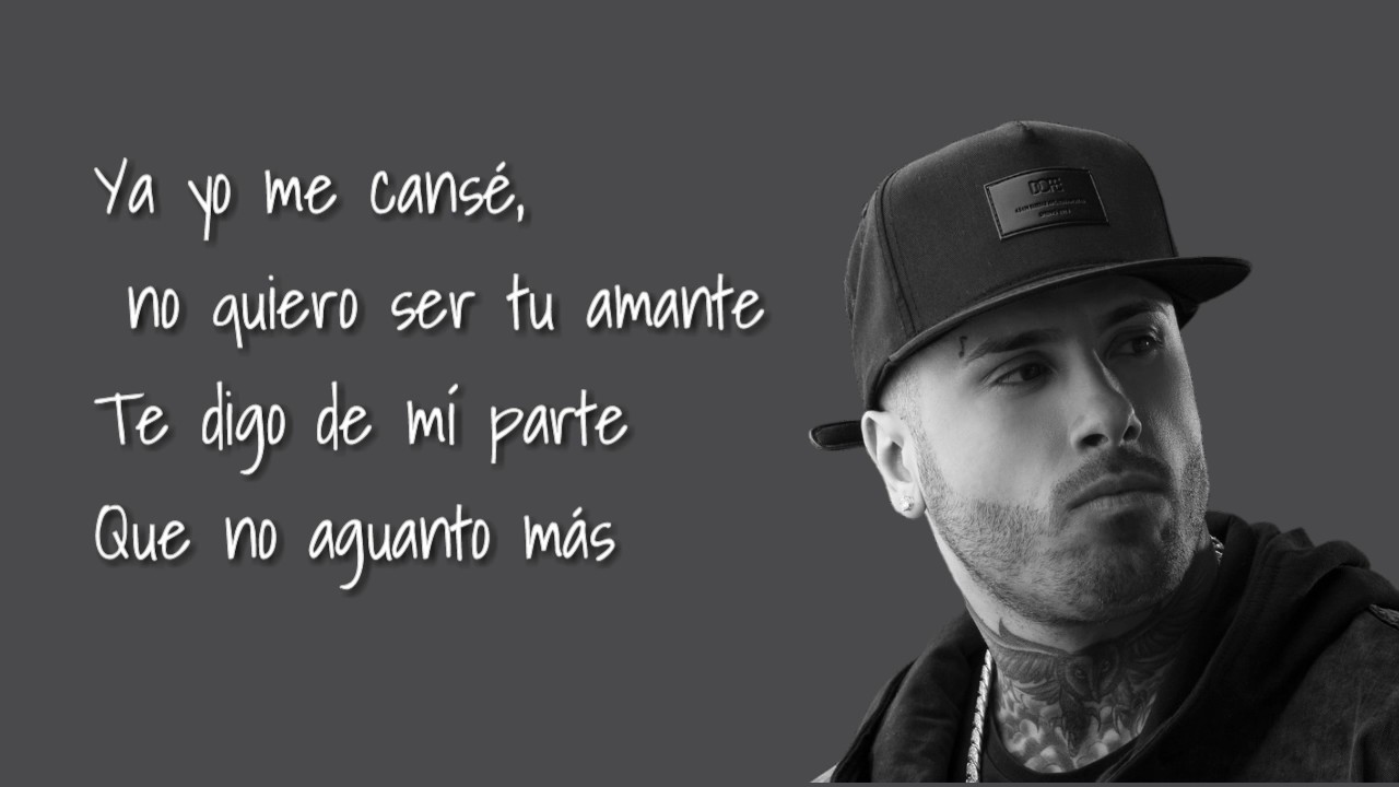 El Amante Nicky Jam Letras Mus Br