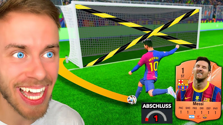 1er Lionel Messi  - aber jedes Tor = +1 Upgrade! ⚽️⬆️