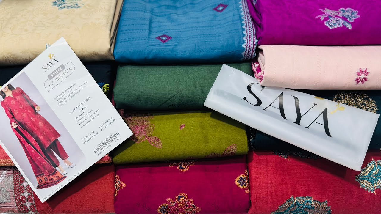 Saya Jacquard Lawn 2026 || Saya Jacquard || Saya Original