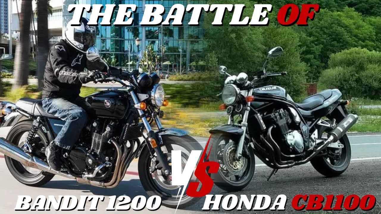 Suzuki Bandit 1200 против Honda CB1100: комфорт, производительность и потрясающие характеристики!!!
