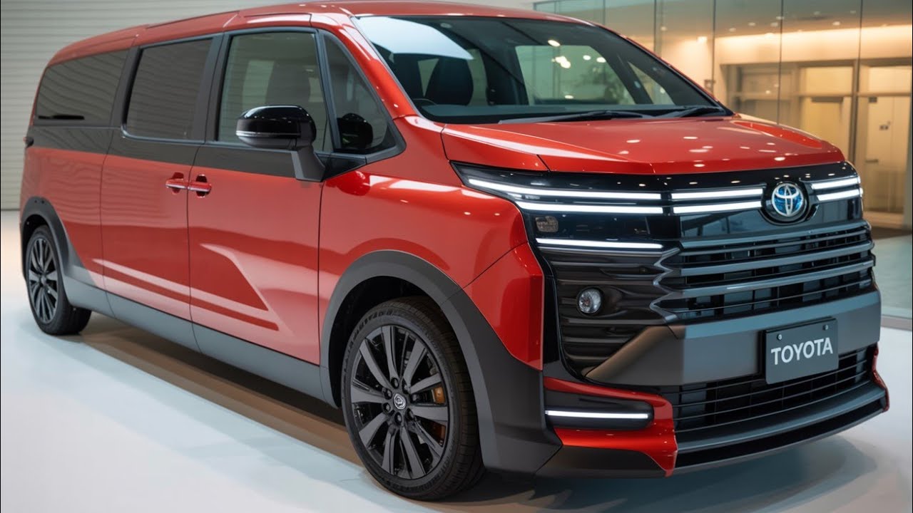 Toyota Minivan 2026: новый дизайн, новая энергия!