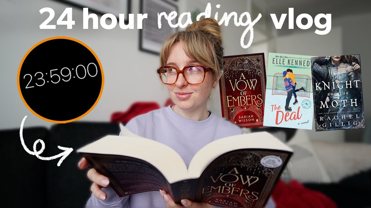How much can I read in 24 hours? 📖🎧 24 hour reading challenge - YouTube