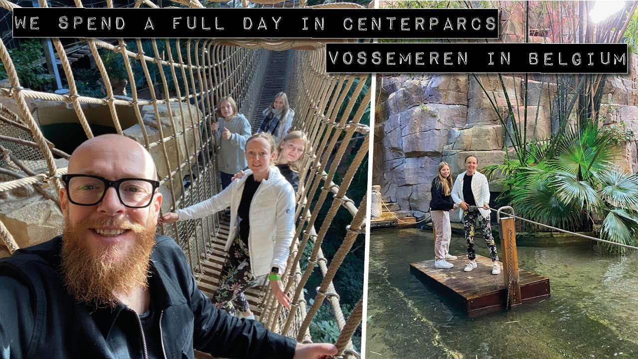 Эпический день в Centre Parcs De Vossemeren в Бельгии!