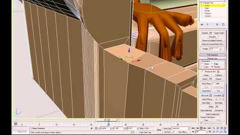 3DStudio MAX - Edit Poly Modifier / Edit Geometry Rollout / Constraints (3DS Max Video Tutorials)