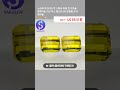 노란색 모자이크 컷 스퀘어 픽셀 컷 이트륨 알루미늄 가넷 루스 젬스톤 DIY 맞춤형 보석 제작용