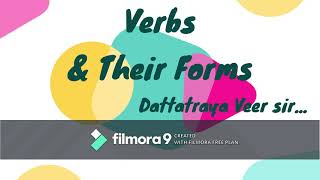 English Grammar, Verbs & their Forms, Grammar Base Chapter,