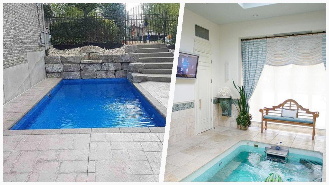 75 Small White Pool Design 🔴 - YouTube