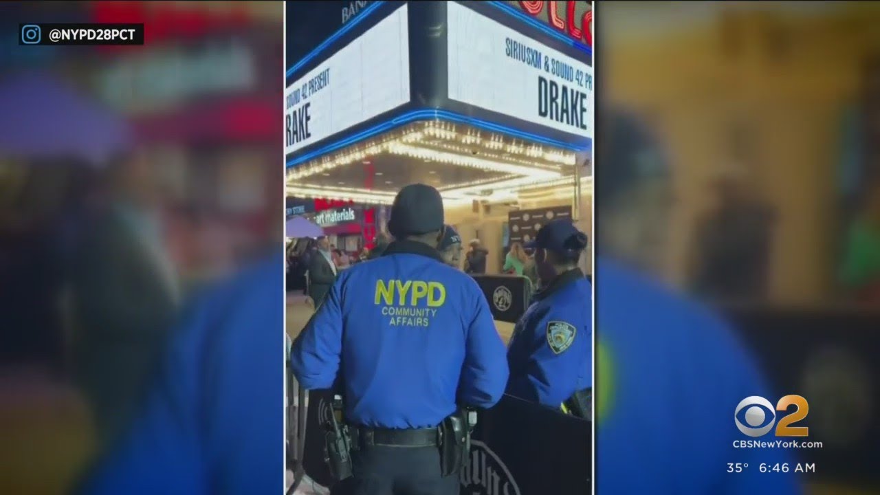 NYPD releases video from outside Drake concert