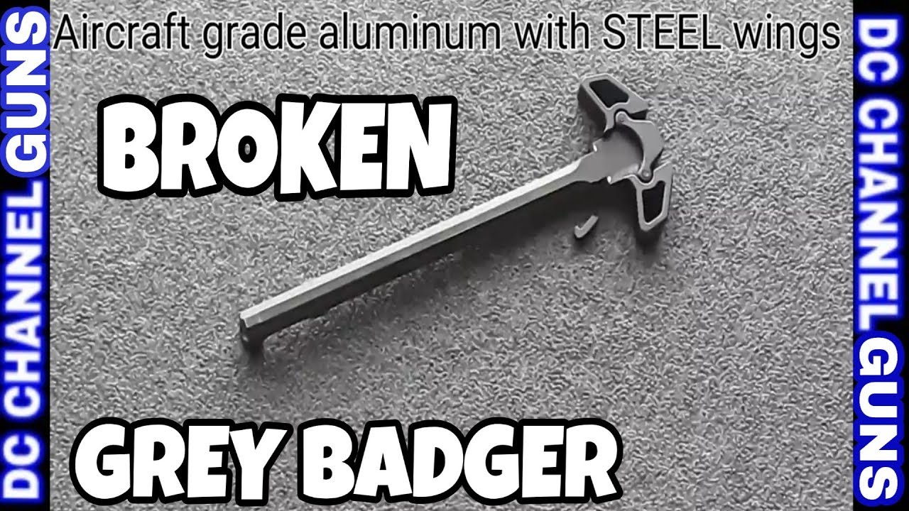 Grey Badger Broken Charging Handle Review | GUNS