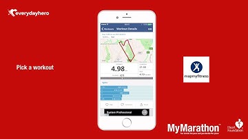 MyMarathon Connecting to Map My Fitness