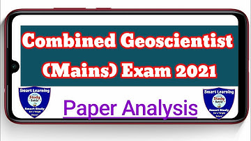 Combined Geoscientist (Mains) Exam 2021. Geology Paper 2. Previous Year Question Papers.