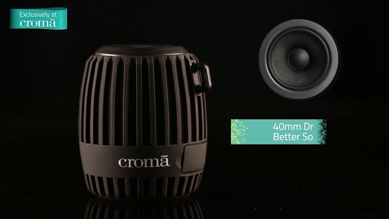 croma xboom er2075 bluetooth speaker
