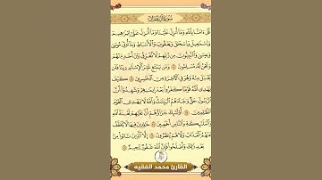 تلاوة رائعه *القارئ محمد الفقيه #اليمن