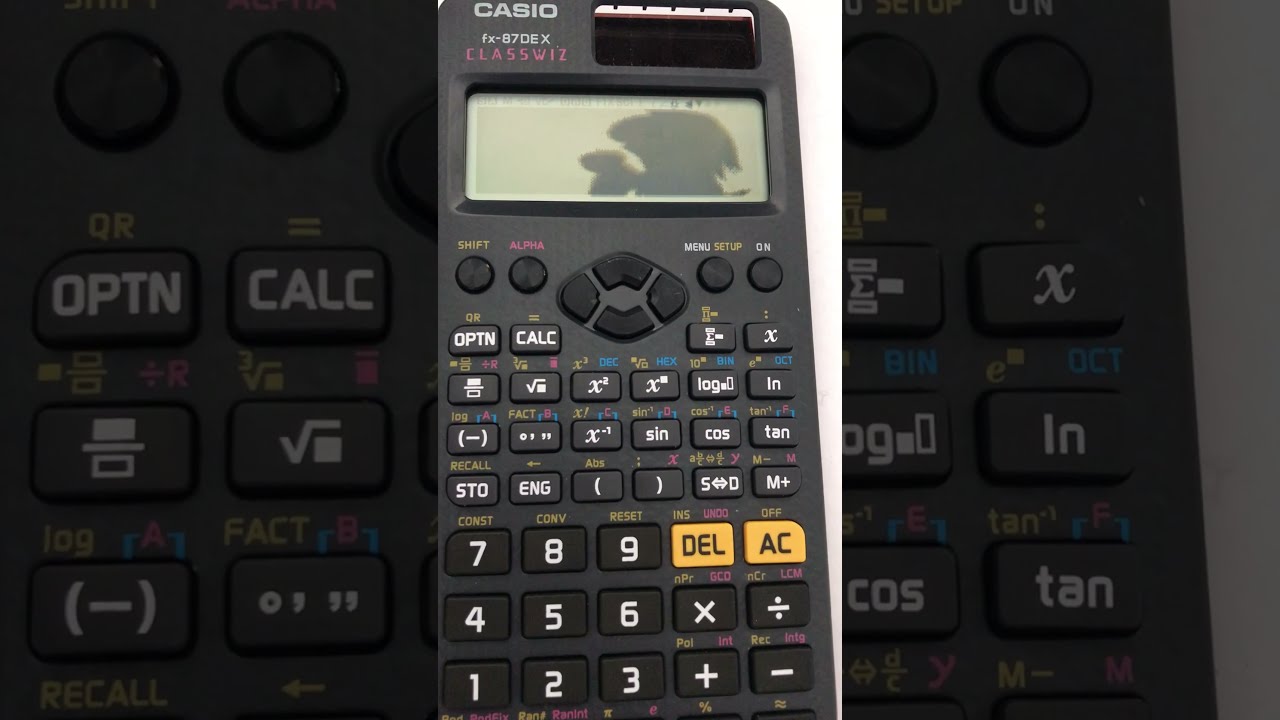 Casio fx-87DEX Bad Apple