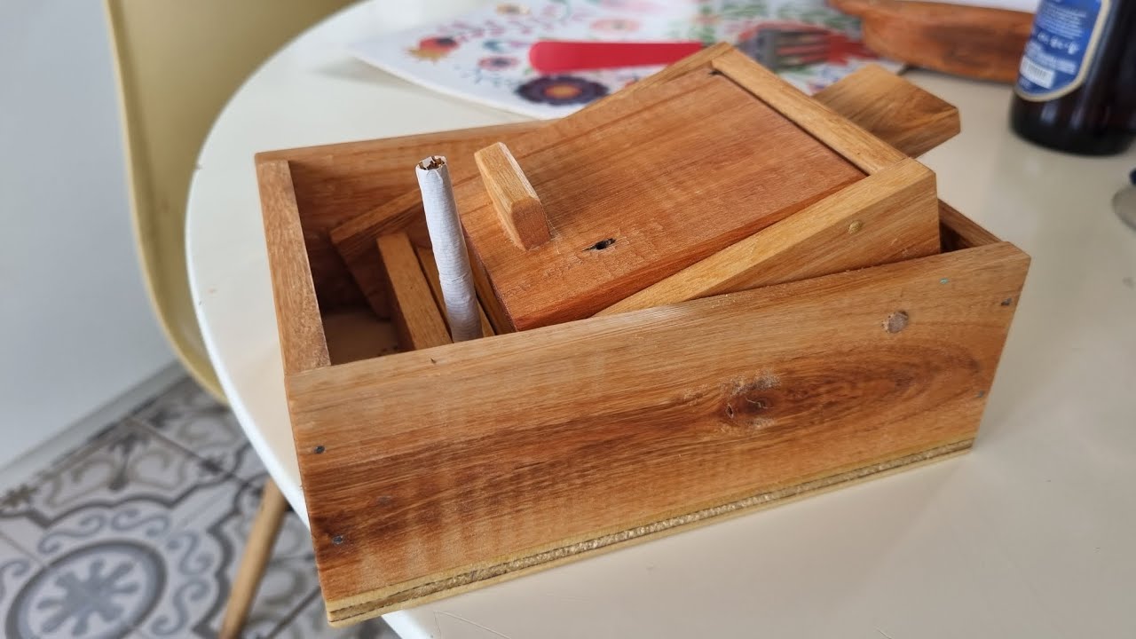 Cómo hacer tu CIGARRERA de mesa, paso a paso y detalles para que quede perfecta.