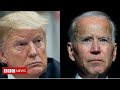 Biden accuses ‘weak’ Trump of stoking violence - BBC News