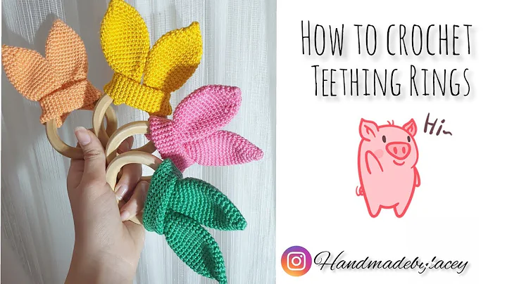 Learn to Crochet Adorable Teething Ring Bunny Ears