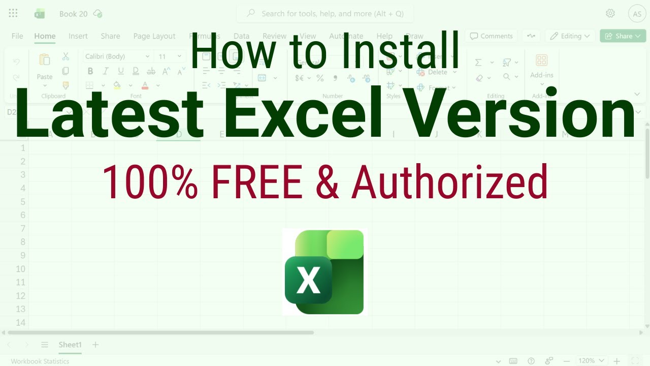 How to Install Latest Version of Excel for Free in Computer - YouTube