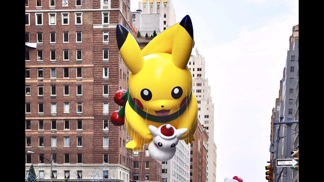 Macy's Parade Balloons: Pikachu (Holiday)