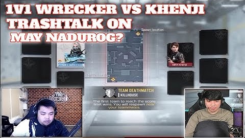 1V1 TRASTALK ON | GHOST WRECKER VS NRX KHENJI | CALL OF DUTY MOBILE