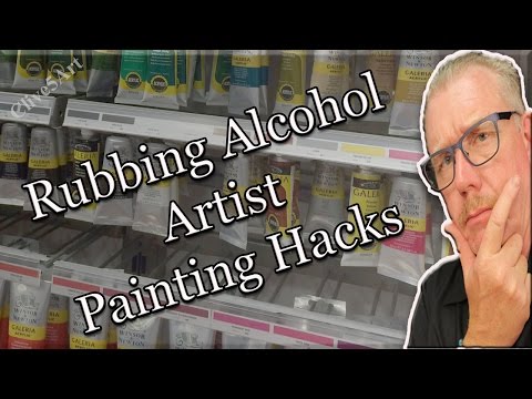 8 Unusual Uses for Rubbing Alcohol, Hacks | Acrylic painting|#clive5art