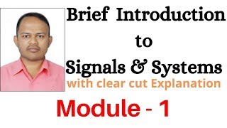 Introduction to Signals and Systems (Lecture 1) for competitive exams by Arun Kumar sir
