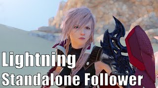 Skyrim Custom Voiced Follower: Lightning From FFXIII